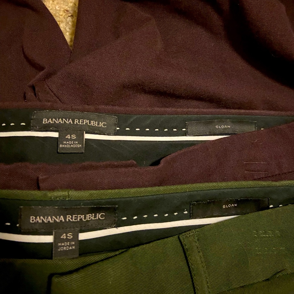 Banana Republic Sloan Pants Bundle